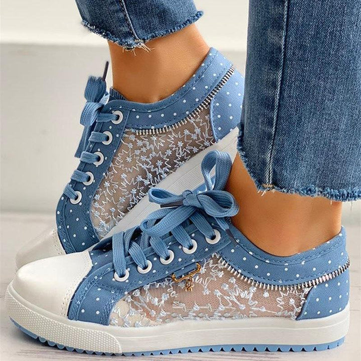 Swinda - Comfortable Polka Dot NonSlip Sneakers