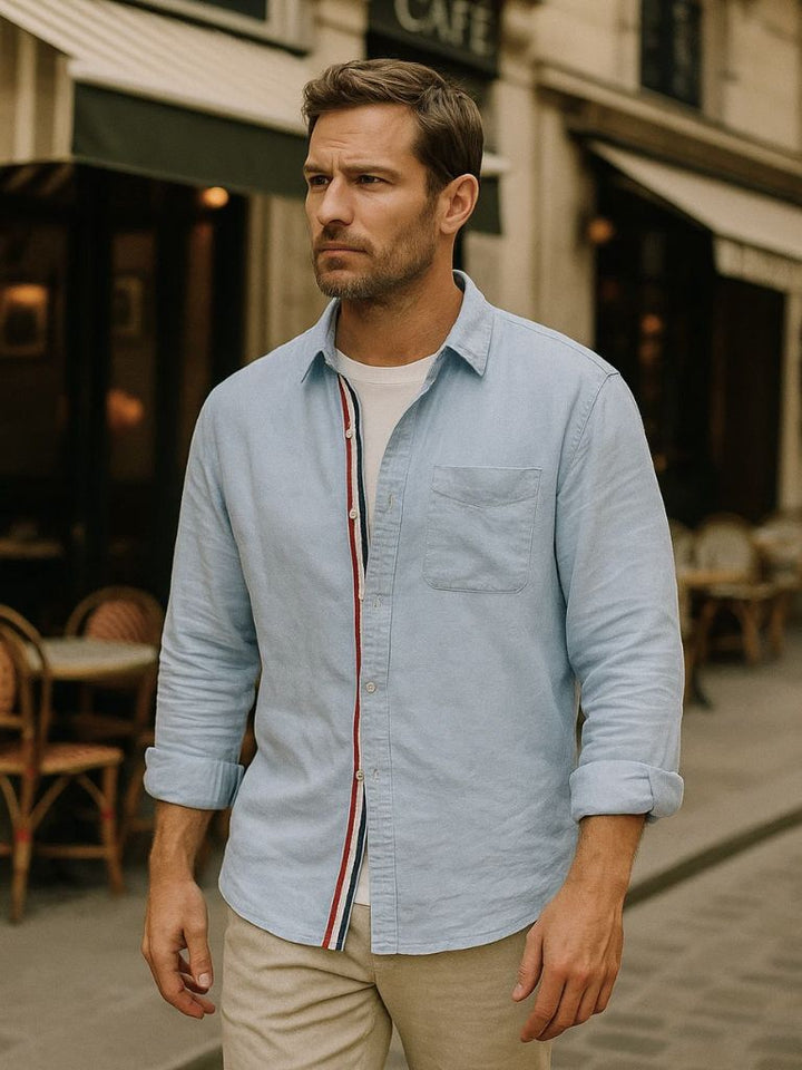 Starc - Long Sleeve Linen Shirt
