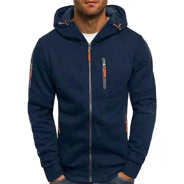 Clark – Hooded Cardigan With Zipper
